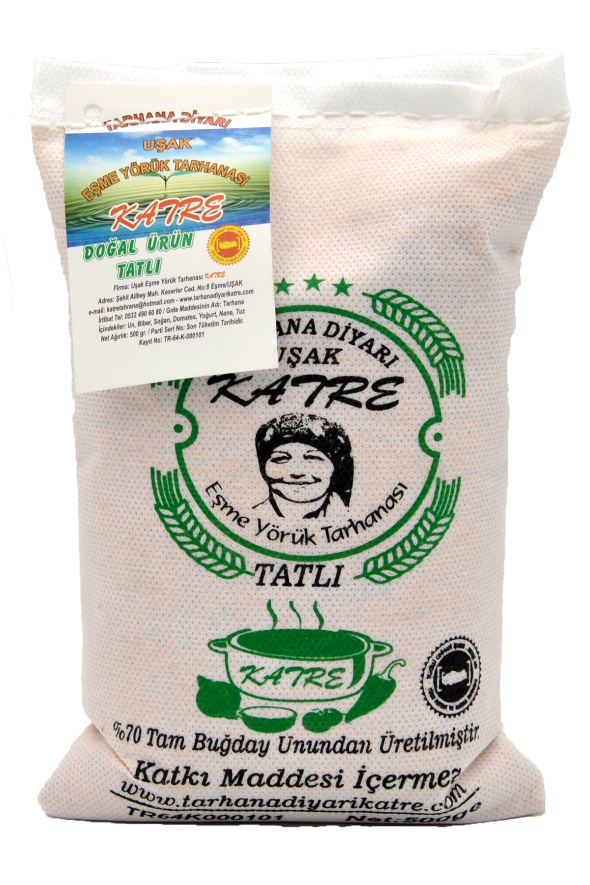 Katre - %100 Doğal Uşak Eşme Yörük Tarhanası - Tatlı 500 G