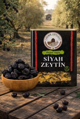Gemlik Yağlı Sele Siyah Zeytin (231-260 Kalibre - L Boy) 10 KG