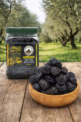 Gemlik Yağlı Sele Siyah Zeytin (231-260 Kalibre - L Boy) 1 KG