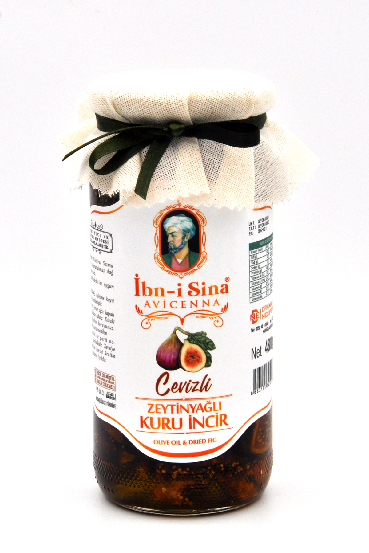 İbn-i Sina - Cevizli Zeytinyağlı Kuru İncir 480 G İbn-i Sina - Cevizli Zeytinyağlı Kuru İncir 480 G
