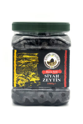 Çok Az Tuzlu Gemlik Kuru Sele Siyah Zeytin (%2-3 Tuzlu) 1 KG - 6