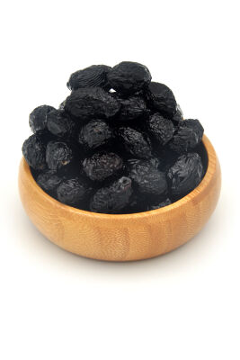 Çok Az Tuzlu Uslu Kuru Sele Siyah Zeytin (%2-3 Tuzlu) 1 KG - 3