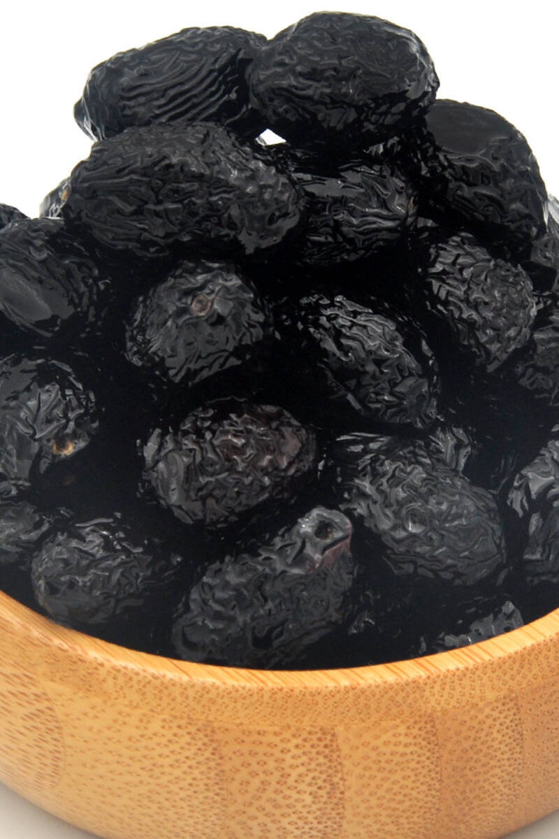 Çok Az Tuzlu Uslu Kuru Sele Siyah Zeytin (%2-3 Tuzlu) 1 KG - 4