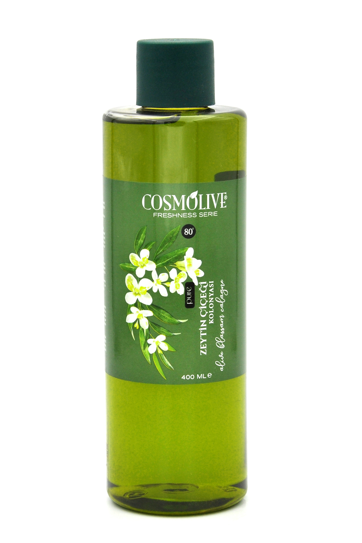 Cosmolive Zeytin Çiçeği Kolonyası 80° 400 ML (Plastik Şişe)