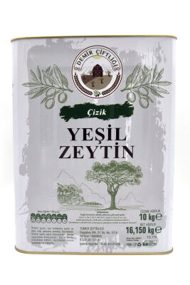 Domat Çizik Yeşil Zeytin 10 KG  - 5