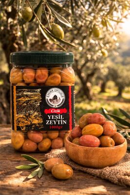 Domat Çizik Yeşil Zeytin 1 KG