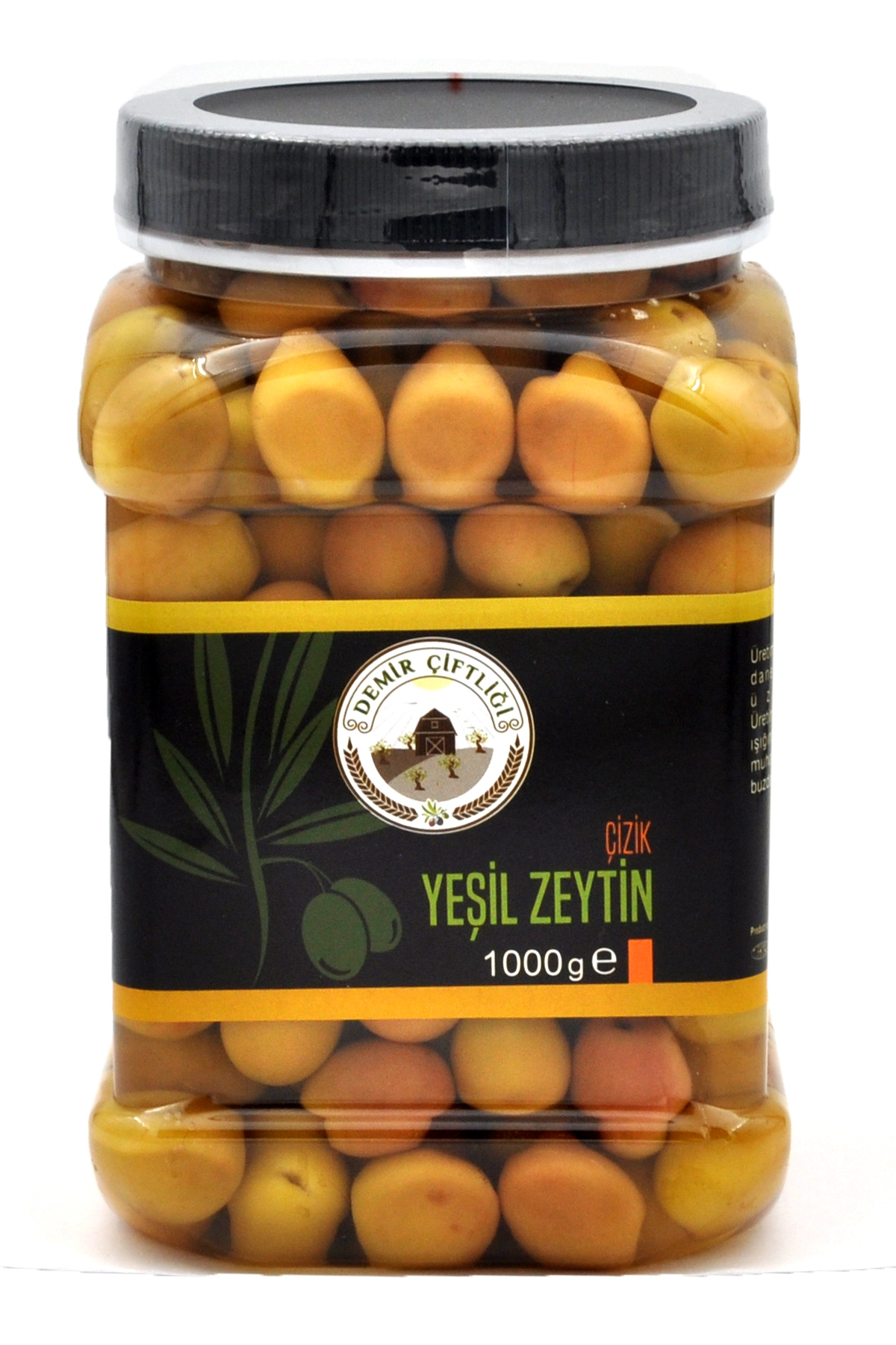 Edremit Çizik Yeşil Zeytin 1 KG - Thumbnail