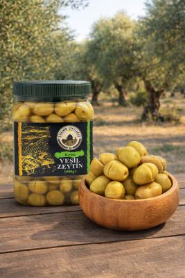 Kokteyl Kırma Yeşil Zeytin 1 KG 