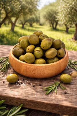 Gemlik Kırma Yeşil Zeytin 10 KG - 2