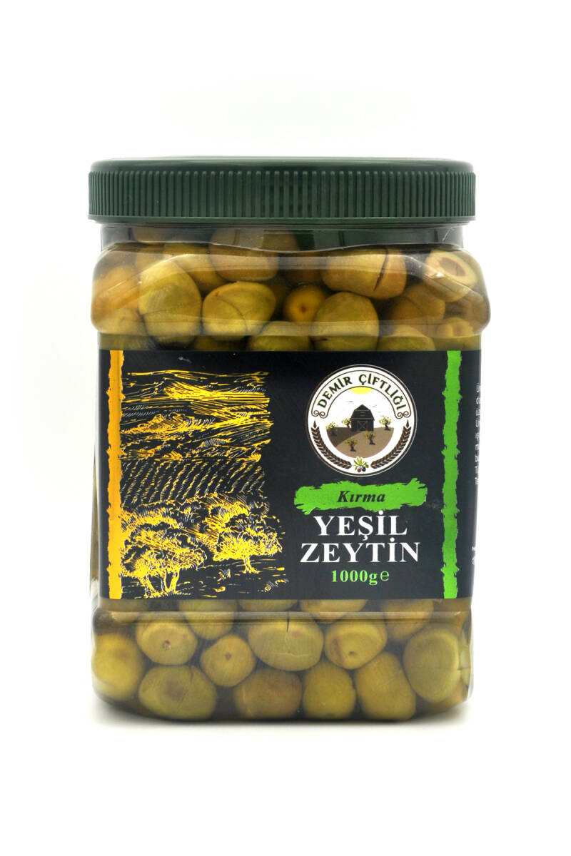 Gemlik Kırma Yeşil Zeytin 1 KG  - 5