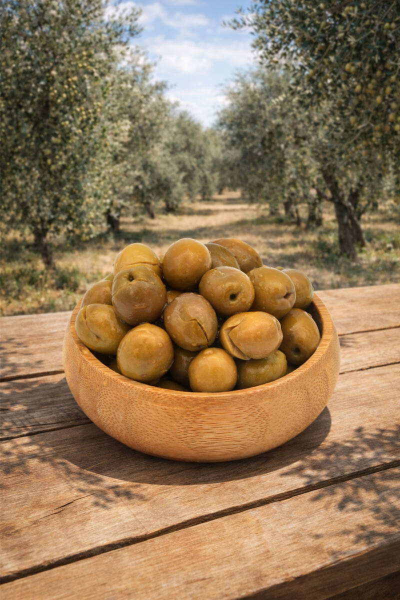 Edremit Kırma Yeşil Zeytin 1 KG Yeni Mahsül - 2