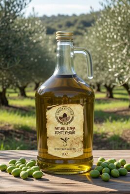 Erken Hasat Soğuk Sıkım Naturel Sızma Zeytinyağı 3 L (2025-2026 Yeni Hasat)