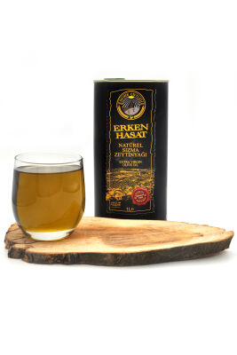 Erken Hasat Soğuk Sıkım Naturel Sızma Zeytinyağı 1 L (2025-2026 Yeni Hasat) - Thumbnail