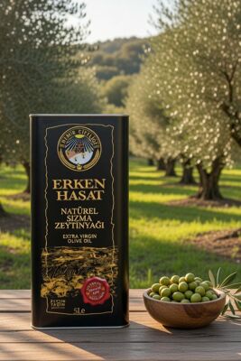 Demir Çiftliği - Erken Hasat Soğuk Sıkım Naturel Sızma Zeytinyağı 5 L (2025-2026 Yeni Hasat)