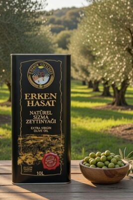 Demir Çiftliği - Erken Hasat Soğuk Sıkım Naturel Sızma Zeytinyağı 10 L (2025-2026 Yeni Hasat)