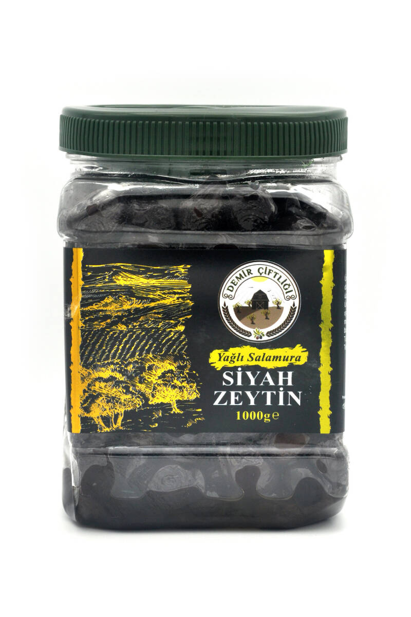 Gemlik Yağlı Sele Siyah Zeytin (261-290 Kalibre - M Boy) 1 KG - 3