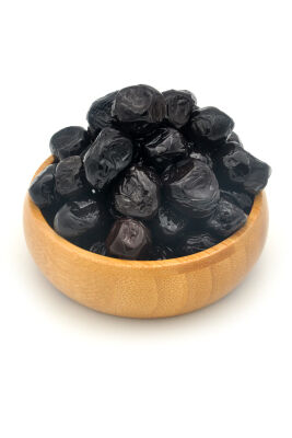 Gemlik Yağlı Sele Az Tuzlu Siyah Zeytin (291-320 Kalibre - S Boy) 1 KG - 4