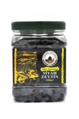 Gemlik Yağlı Sele Az Tuzlu Siyah Zeytin (291-320 Kalibre - S Boy) 1 KG - 6