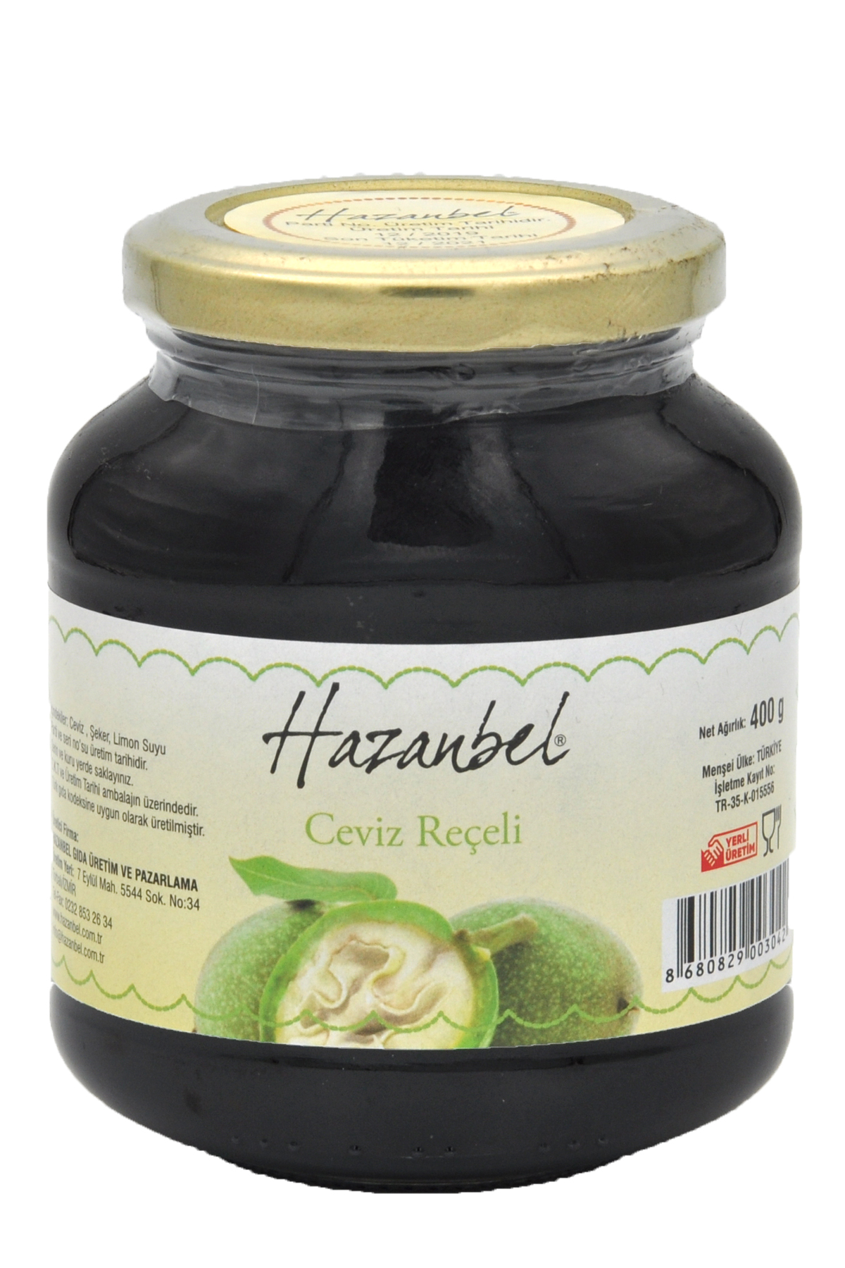 Hazanbel Ceviz Reçeli 400 G