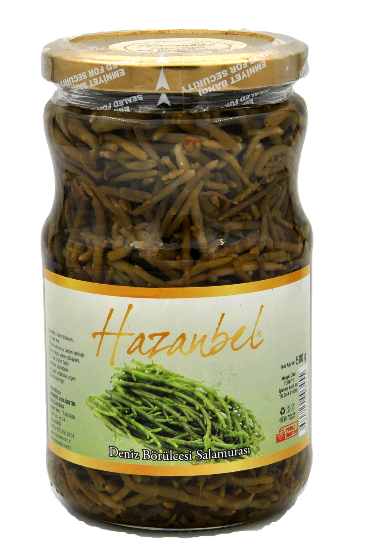 Hazanbel - Hazanbel Deniz Börülcesi Salamurası 500 G