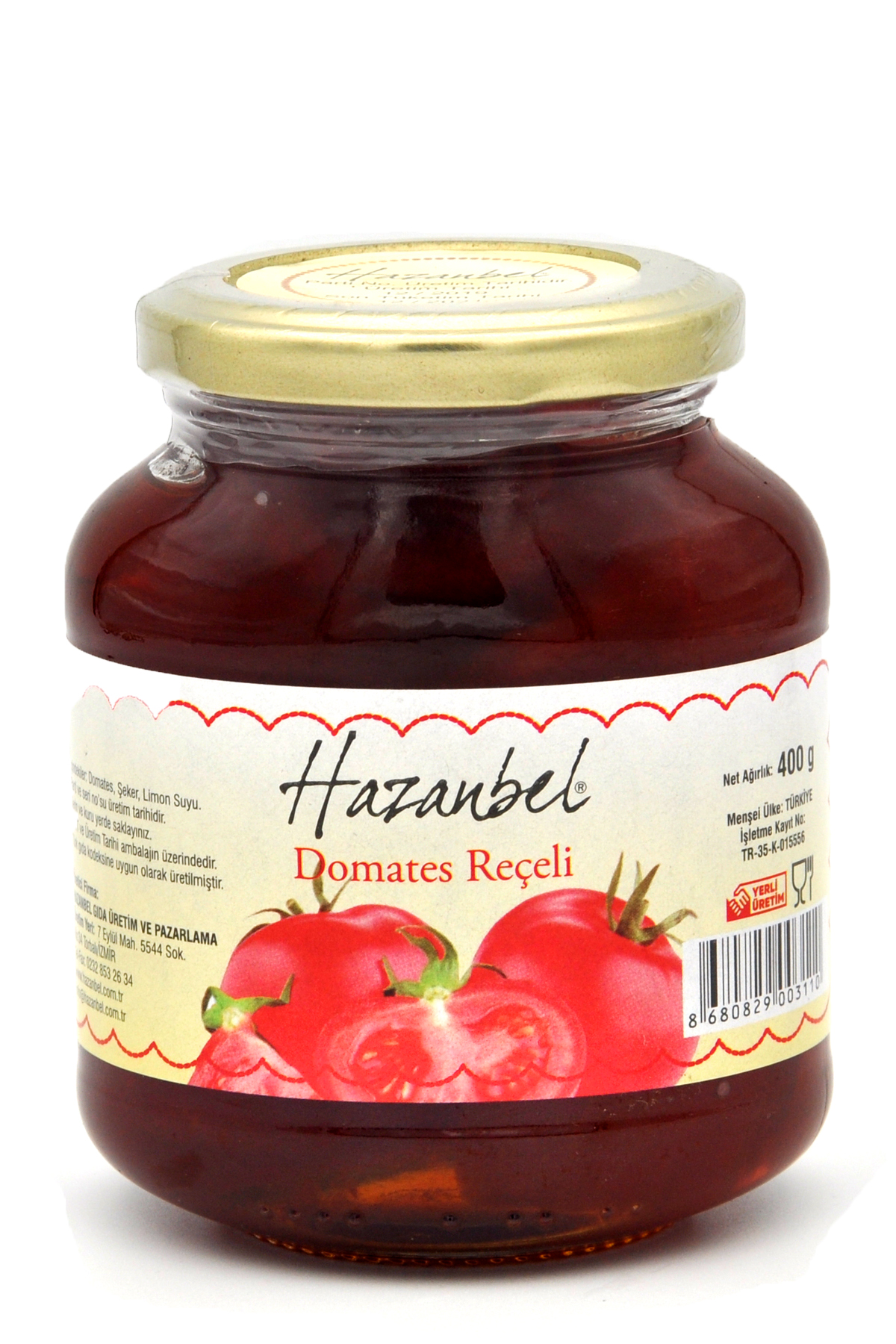 Hazanbel Domates Reçeli 400 G