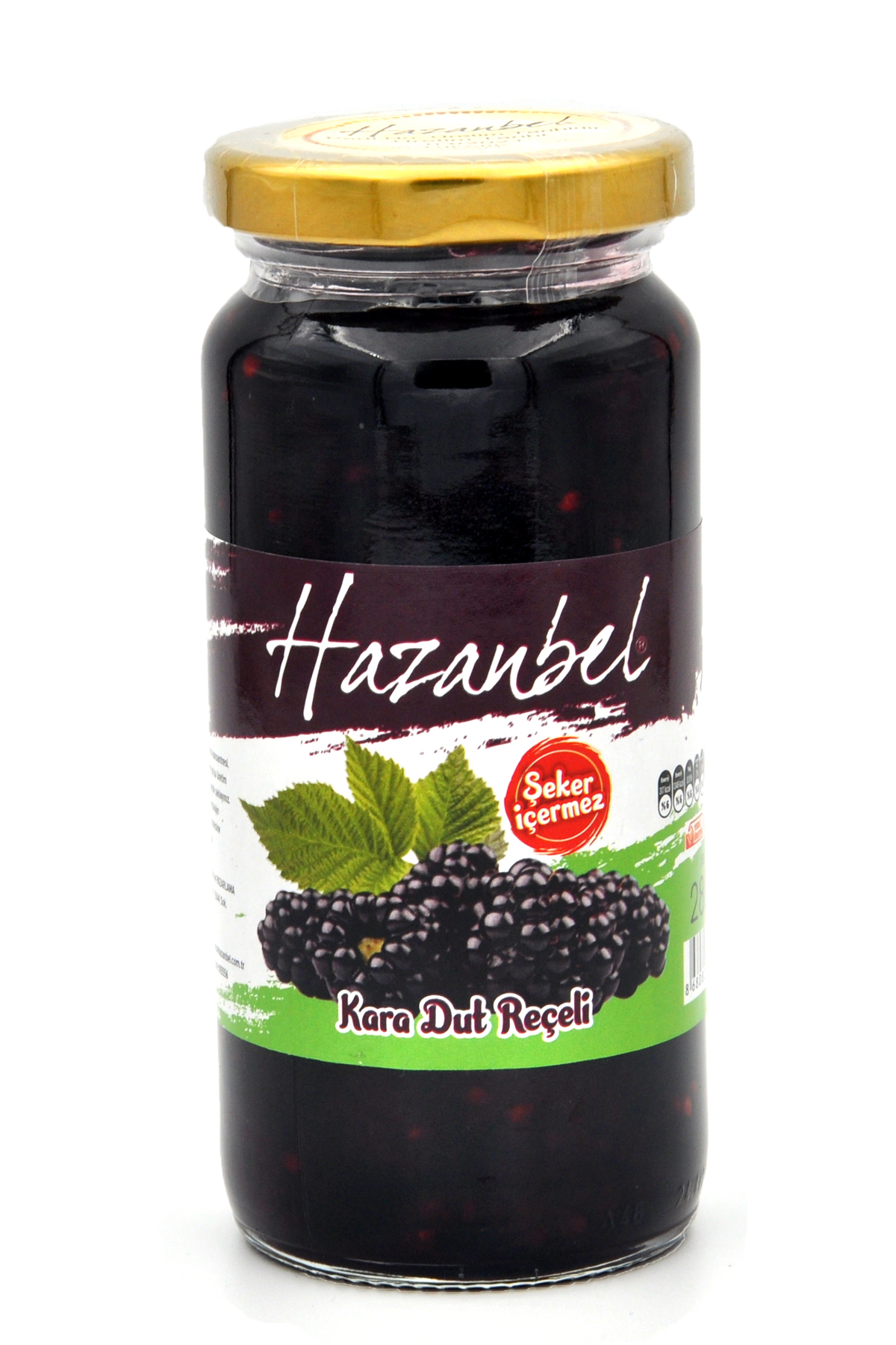 Hazanbel Şekersiz Karadut Reçeli 280 G