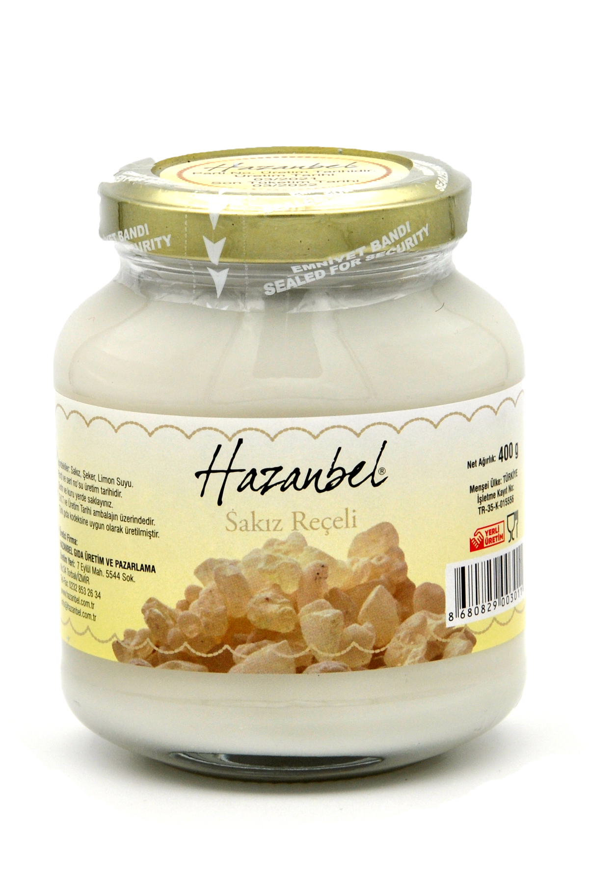 Hazanbel - Hazanbel Sakız Reçeli 400 G Hazanbel - Hazanbel Sakız Reçeli 400 G