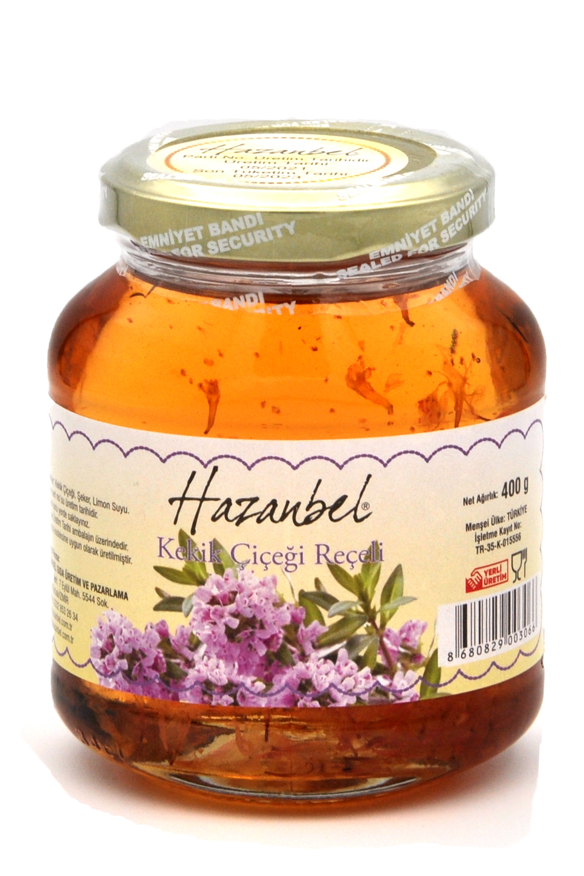 Hazanbel Kekik Çiçeği Reçeli 400 G