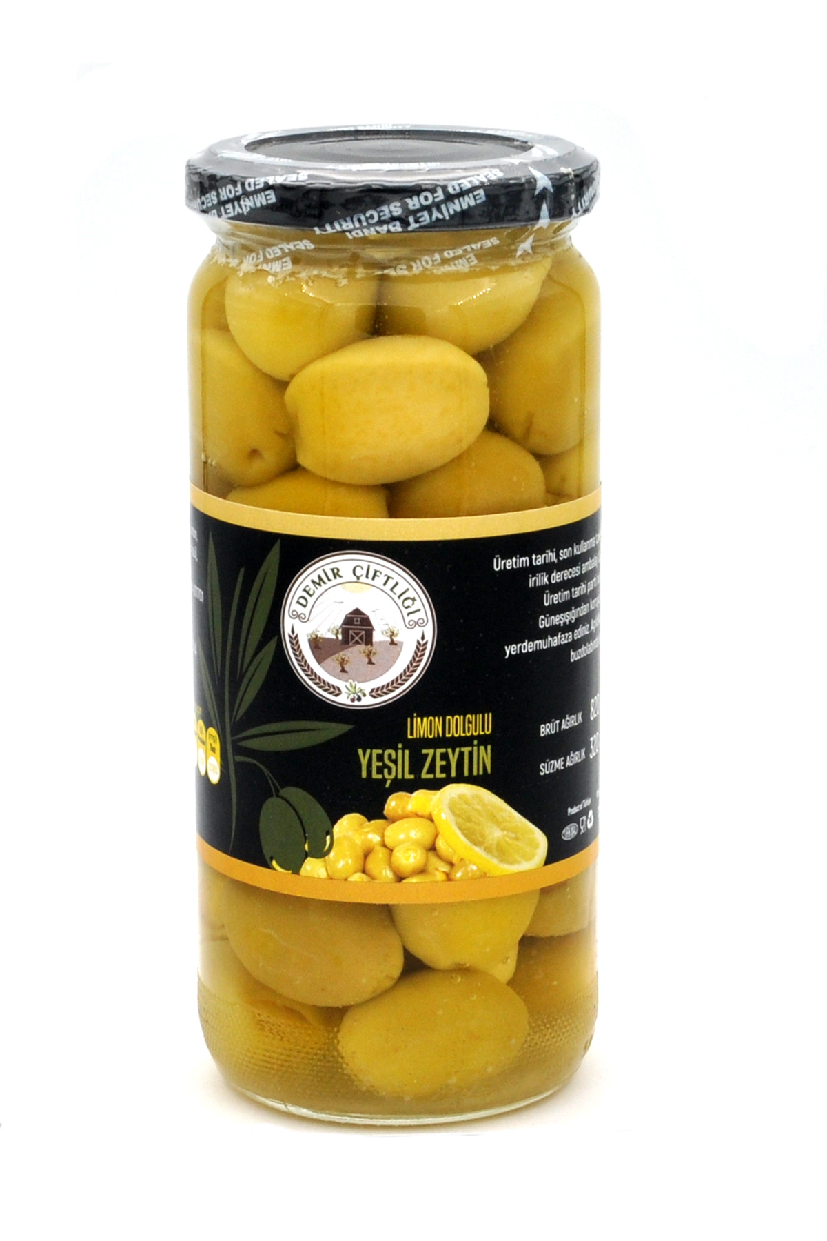 Limon Dolgulu Yeşil Zeytin 320 G - Thumbnail