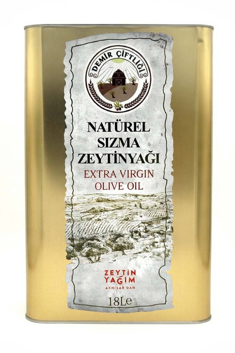 Olgun Hasat Soğuk Sıkım Naturel Sızma Zeytinyağı 18 L Teneke (2025-2026 Yeni Hasat) - 3