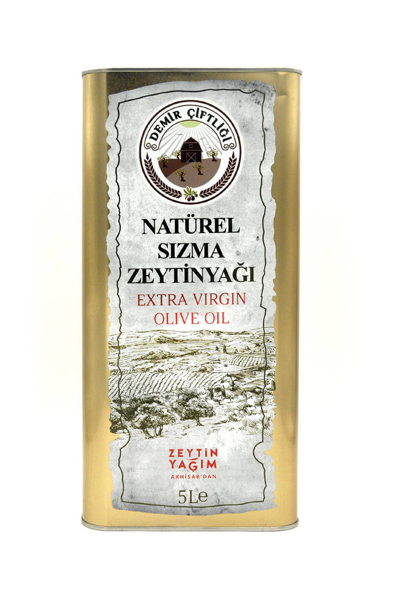 Olgun Hasat Soğuk Sıkım Naturel Sızma Zeytinyağı 5 L Teneke (2025-2026 Yeni Hasat) - 3