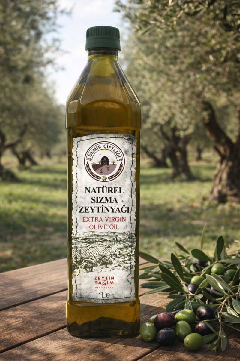 Olgun Hasat Soğuk Sıkım Naturel Sızma Zeytinyağı 1 L Pet (2025-2026 Yeni Hasat) - 1
