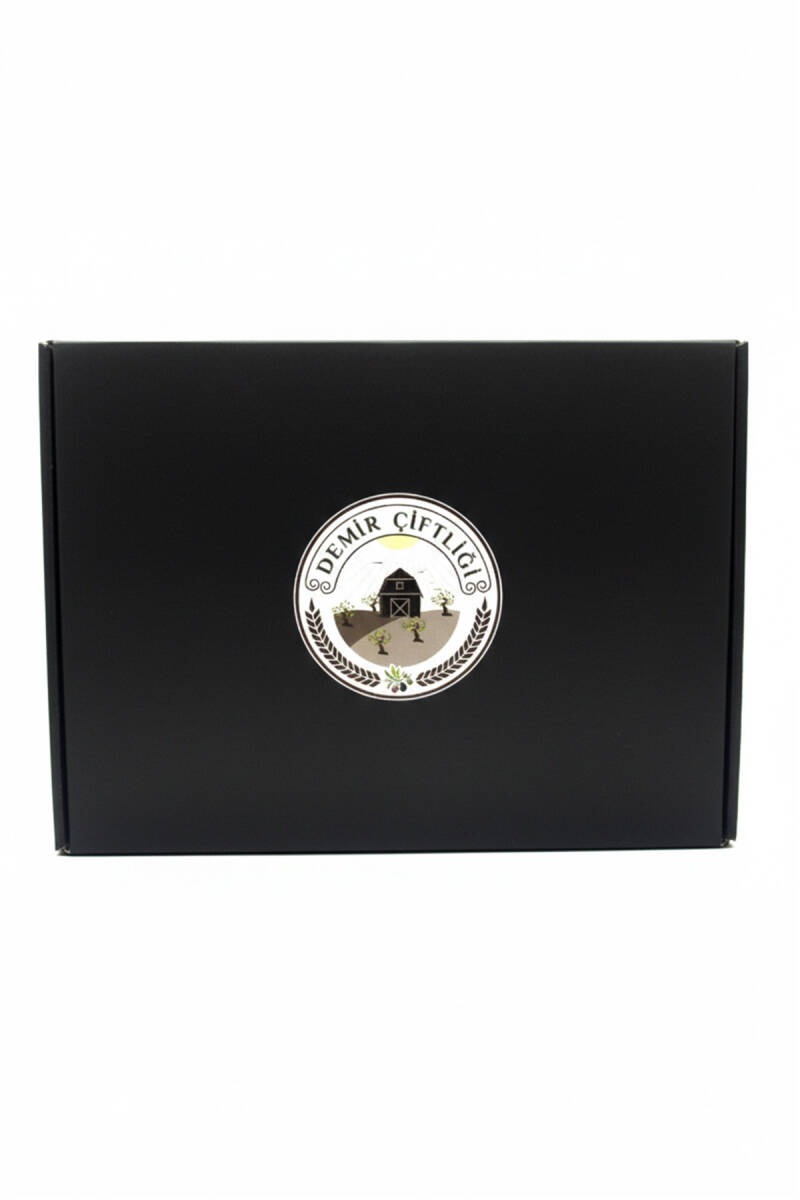 Özel Kutulu Hediyelik 3'lü Set (Zeytinyağ + Siyah Zeytin + Yeşil Zeytin) - 4