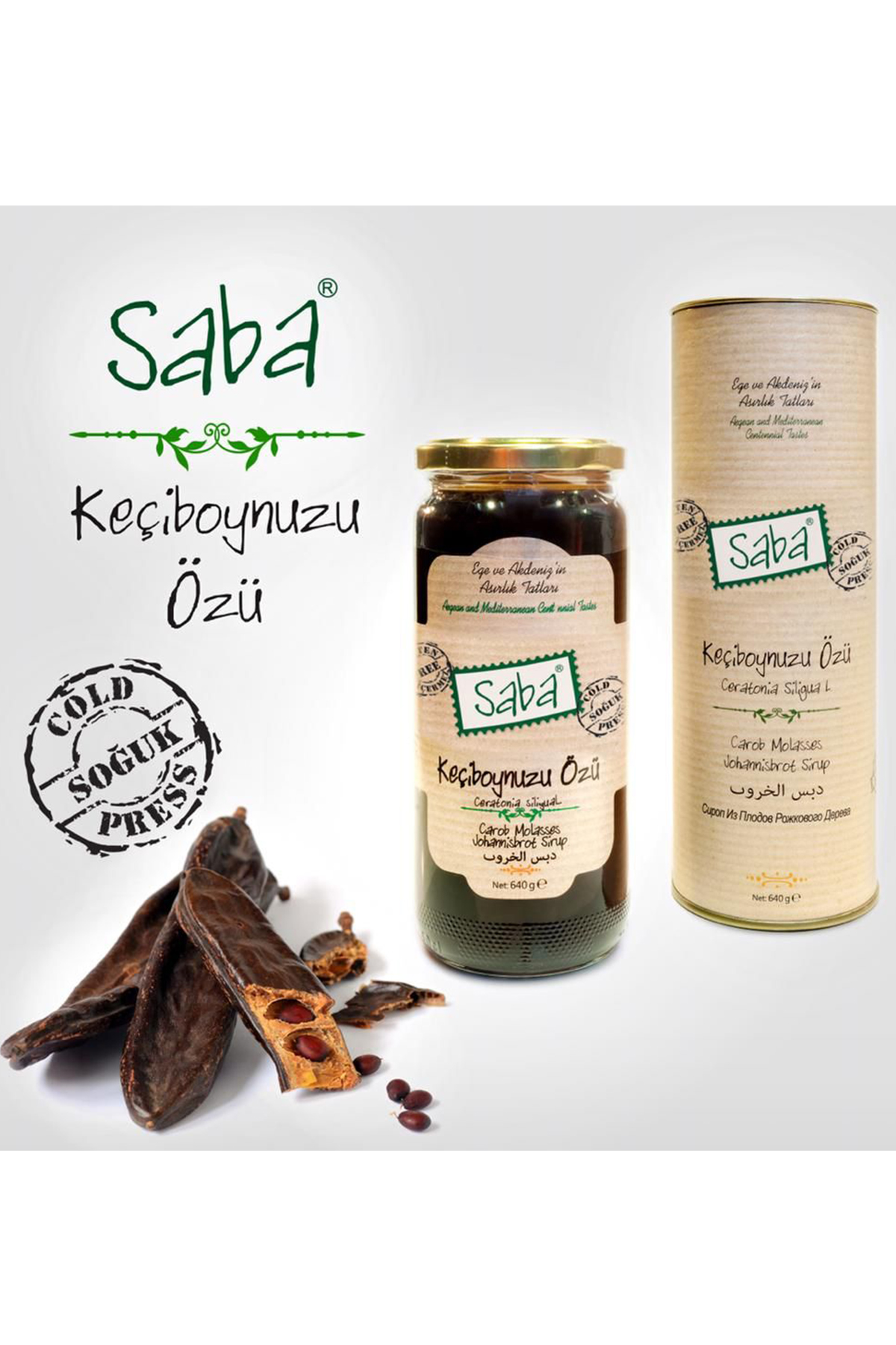 Saba Keçiboynuzu Pekmezi 640 G