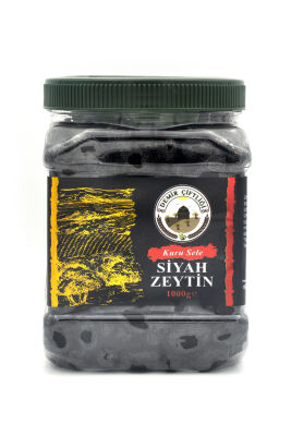 Tuzsuz Uslu Kuru Sele Siyah Zeytin (Sıfır Tuz) 1 KG - 6